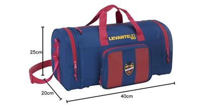 Sporttas Levante U.D. Blauw Dieprood (55 x 26 x 27 cm)