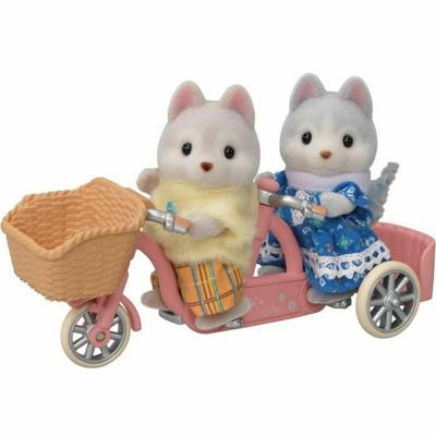 Sylvanian Families - Husky broers en zussen en hun tandem Sylvanian Families - Husky broers en zussen en hun tandem