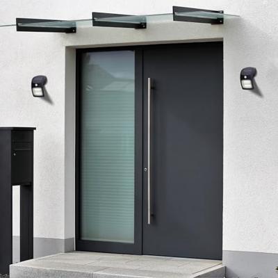 Searchlight Zwarte wandlampSolar design - 67420BK-PIR