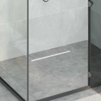 VidaXL 360° doucheafvoer met slank model zilver 50 cm - thumbnail