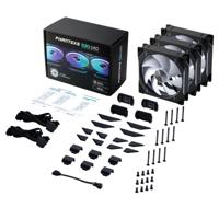 Phanteks D30 PWM Regular Airflow D-RGB PC-ventilator Zwart (b x h x d) 140 x 30 x 140 mm Incl. LED-verlichting - thumbnail