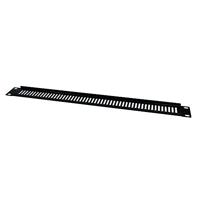 LogiLink PN111B 19 inch Afdekking voor patchkast 1 HE Geperforeerd Zwart - thumbnail