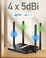 Cudy AC1200 Wi-Fi Mesh 4G LTE Cat4 Router mesh router Cudy Mesh, Cudy App, Nano Simslot - thumbnail