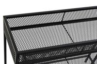 Plantenbakkenset Home ESPRIT Zwart Metaal 70 x 25 x 60 cm - thumbnail