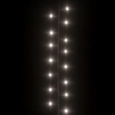 VidaXL Lichtslinger compact met 1000 led&apos;s koudwit 25 m pvc - thumbnail