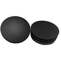 Wiesbaden Knop/plug Badoverloop Inclusief Badvulfunctie Rond Mat Zwart - thumbnail