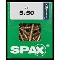Schroefdoos SPAX Yellox Hout Platte kop 75 Onderdelen (5 x 50 mm) - thumbnail