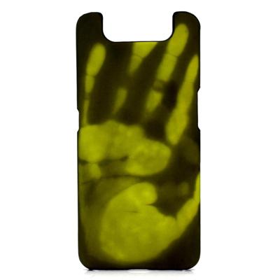 Plak de huid + PC thermische sensor verkleuring beschermende back cover Case voor Galaxy A80/A90 (zwart wordt groen) Plak de huid + PC thermische sensor verkleuring beschermende back cover Case voor Galaxy A80/A90 (zwart wordt groen)