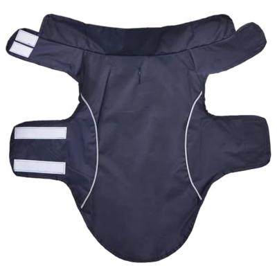 VidaXL Hondenregenjas met reflecterende strips polyester blauw xs VidaXL Hondenregenjas met reflecterende strips polyester blauw xs