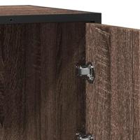 Dressoir 68x35x76 cm bewerkt hout bruin eikenkleur - thumbnail