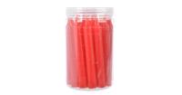 Dinerkaars wax d1h10 cm k.rood 22st Decoris - Decoris - thumbnail