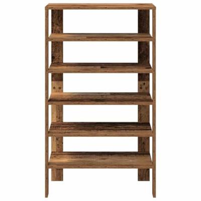 VidaXL Schoenenrek 61x32x105 cm bewerkt hout oud houtkleurig