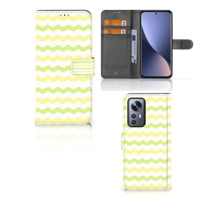 Xiaomi 12 Pro | Telefoon Hoesje | Waves Yellow