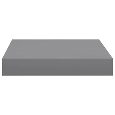 VidaXL Wandschappen zwevend 2 st 23x23,5x3,8 cm mdf grijs VidaXL Wandschappen zwevend 2 st 23x23,5x3,8 cm mdf grijs
