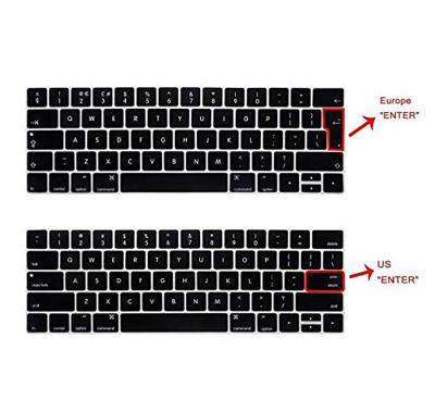 (EU) Keyboard bescherming - MacBook Air (2018-2019) - Zwart