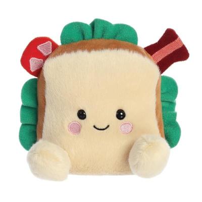 Palm Pals BLT sandwich knuffeltje - 13 cm Palm Pals BLT sandwich knuffeltje - 13 cm