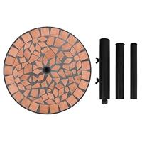 Parasolvoet rond 12 kg terracottakleurig - thumbnail