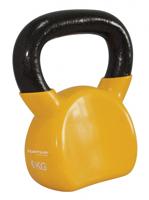 Tunturi Vinyl Kettlebell l 6KG l geel - thumbnail