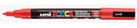 Paintmarker Uni POSCA PC3M fijn rood | 6 stuks - thumbnail