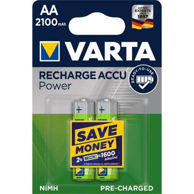 VARTA accu "rechargeable " mignon power accu 2er-sb 2100mah