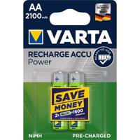 Batterij Varta LONGLIFE Ni-MH AA 2100 mAh 1,2 V 1,2 V (2 Stuks) - thumbnail