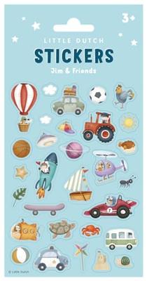 Little Dutch stickers jim & friends, 10st.