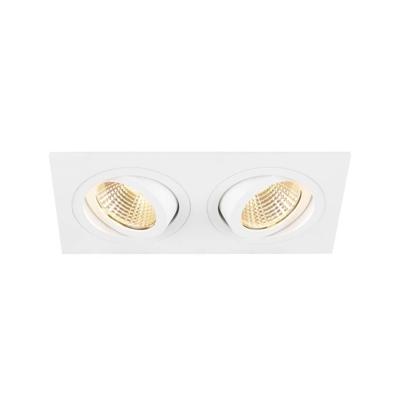SLV Witte inbouwspotNew Tria 155 2x Led 2700K - 1008511