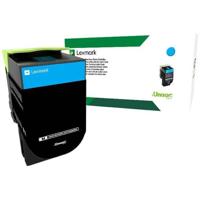 Lexmark Tonercassette (recycling) C2325 C2425 C2535 MC2325 MC2425 MC2535 MC2640 Origineel Cyaan 2300 bladzijden C232HC0 - thumbnail