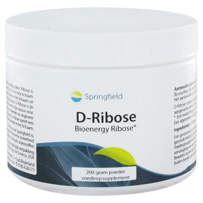 Springfield D-Ribose Bioenergy Ribose Poeder