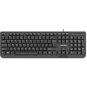 NATEC TOETSENBORD FOREL SLIM USB, US LAYOUT, ZWART