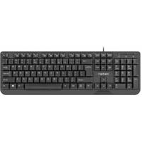 NATEC TOETSENBORD FOREL SLIM USB, US LAYOUT, ZWART - thumbnail