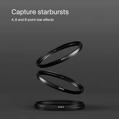 Urth 46mm Star 4 point, 6 point, 8 point Lens Filter Kit