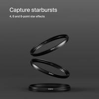 Urth 55mm Star 4 point, 6 point, 8 point Lens Filter Kit - thumbnail