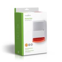 Nedis DUMSS20WT Dummy Beveiligings-sirene Ip44 Wit / Oranje - thumbnail