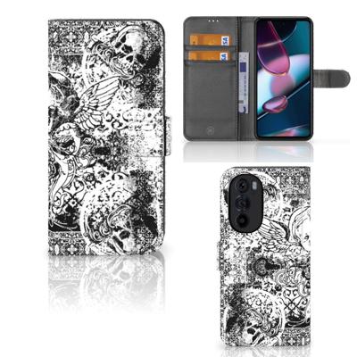 Telefoonhoesje met Naam Motorola Edge 30 Pro Skulls Angel Telefoonhoesje met Naam Motorola Edge 30 Pro Skulls Angel
