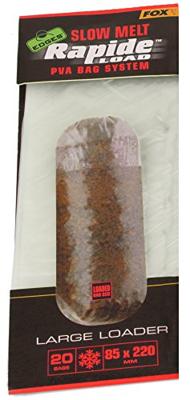 Fox Edges Rapide Refills Slow Melt PVA Bags 85 mm x 220 mm x 20 bags
