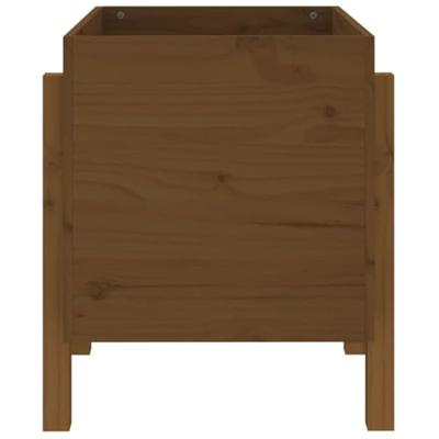 810552 Plantenbak 62x50x57 cm massief grenenhout honingbruin