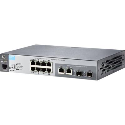 HP J9777A Vaste Port L2 Managed Ethernet Switch (8x RJ-45, 1000Base-T Gigabit Ethernet)