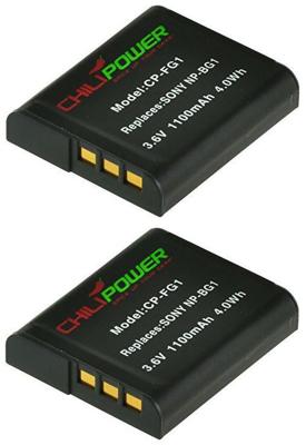 ChiliPower NP-BG1 / NP-FG1 accu voor Sony - 1100mAh - 2-Pack