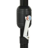 Parasol 3-laags met aluminium paal 3,5 m groen - thumbnail