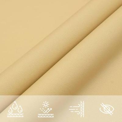 Zonnezeil 3,6x3,6x3,6 m 100% polyester oxford zandkleurig Zonnezeil 3,6x3,6x3,6 m 100% polyester oxford zandkleurig