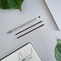 Balpen bic cristal re-new 1 pen + 2 vull m blauw - thumbnail