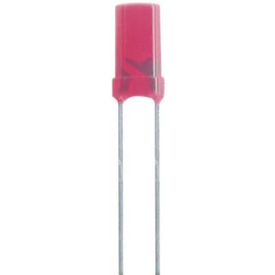Kingbright L-483HDT Bedrade LED Rood Cilindrisch 5 mm 1 mcd 100 ° 20 mA 2.25 V