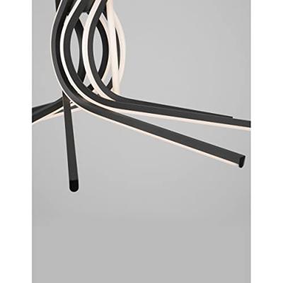 Lyora Design hanglampNarvi M zwart Ø 80cm - 9100281
