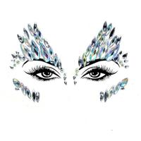 3 PC'S voorhoofd groene Masquerade make-up acryl gezicht sticker stijl: YT-30 - thumbnail