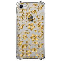 iPhone SE 2022/2020 | iPhone 8/7 Case Gouden Bloemen - thumbnail
