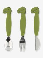 Trixie siliconen eetset - mr. dino, 3st. - thumbnail