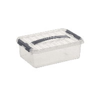Sunware q-line opbergbox 4ltr transp - thumbnail