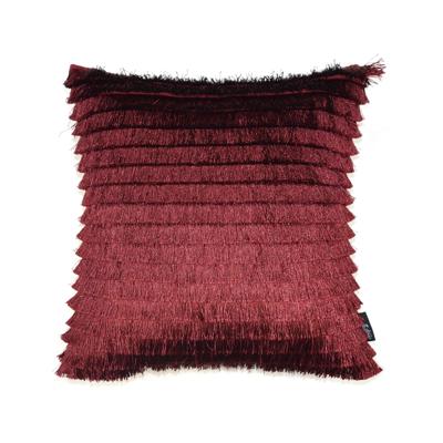 Kussen Delani 45 x 45 cm donker rood Kussen Delani 45 x 45 cm donker rood