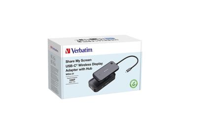 Verbatim 32146 USB-C / HDMI Adapter [1x USB-C - 1x HDMI] Zwart, Grijs 15 cm